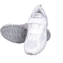 NIKE White Velcro Shoe 4