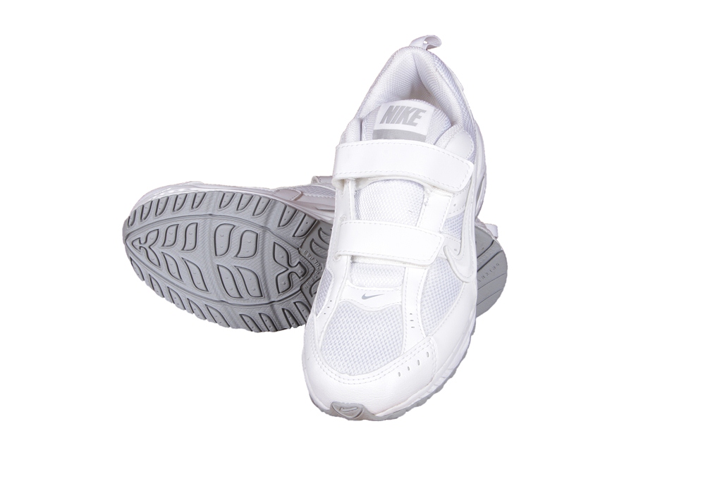 Nike - 4 Velcro Shoes ( White ) - Lyallpur Shop