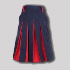 SKIRT WITH US F NAVY BLUE