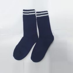 Gyan Socks Spt Navyblue-white stripe Common