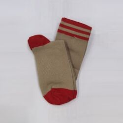 Gyan socks beige red